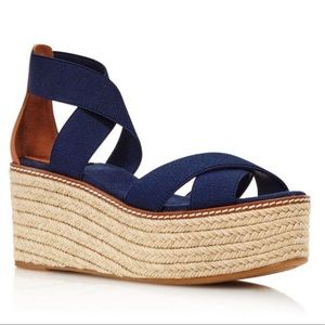 NWOB Tory Burch Frieda platform espadrille